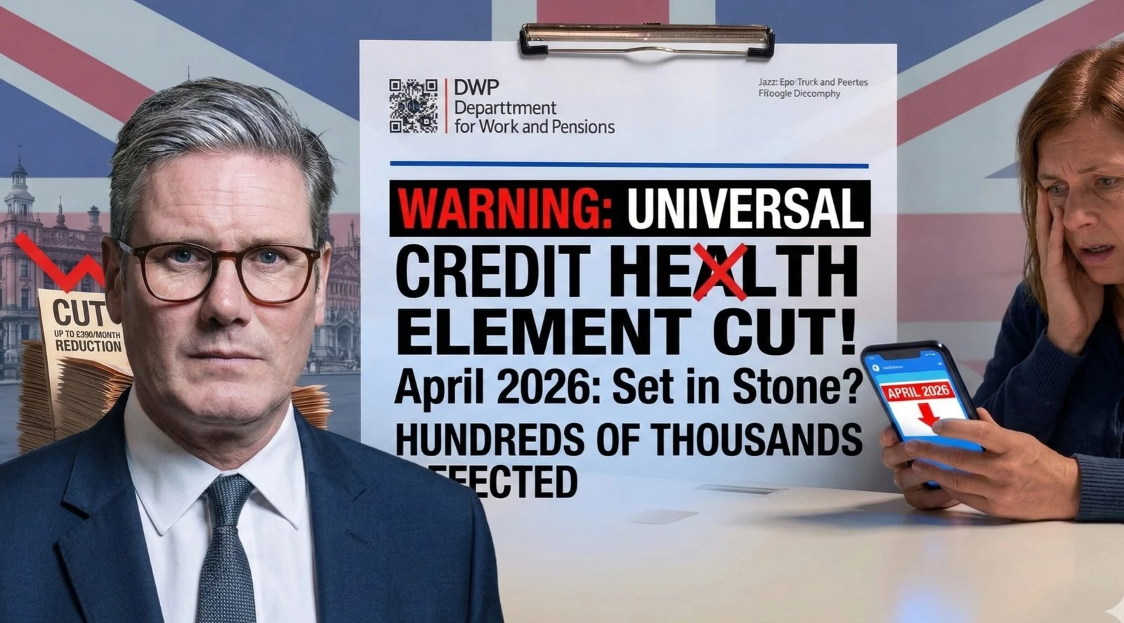 UK Cuts Universal Credit Health Payments for New Applicants