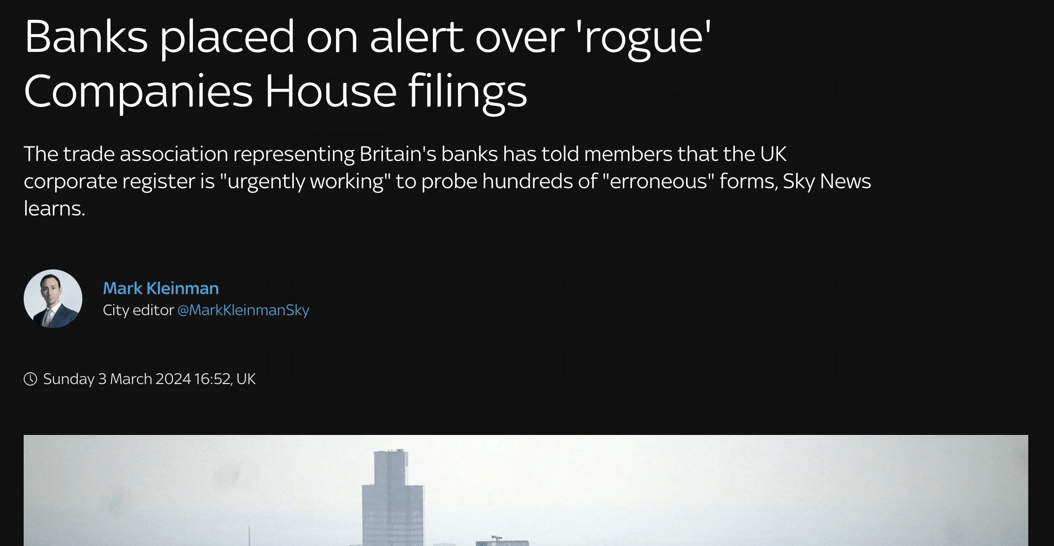 UK Companies House security breach exposes director information
