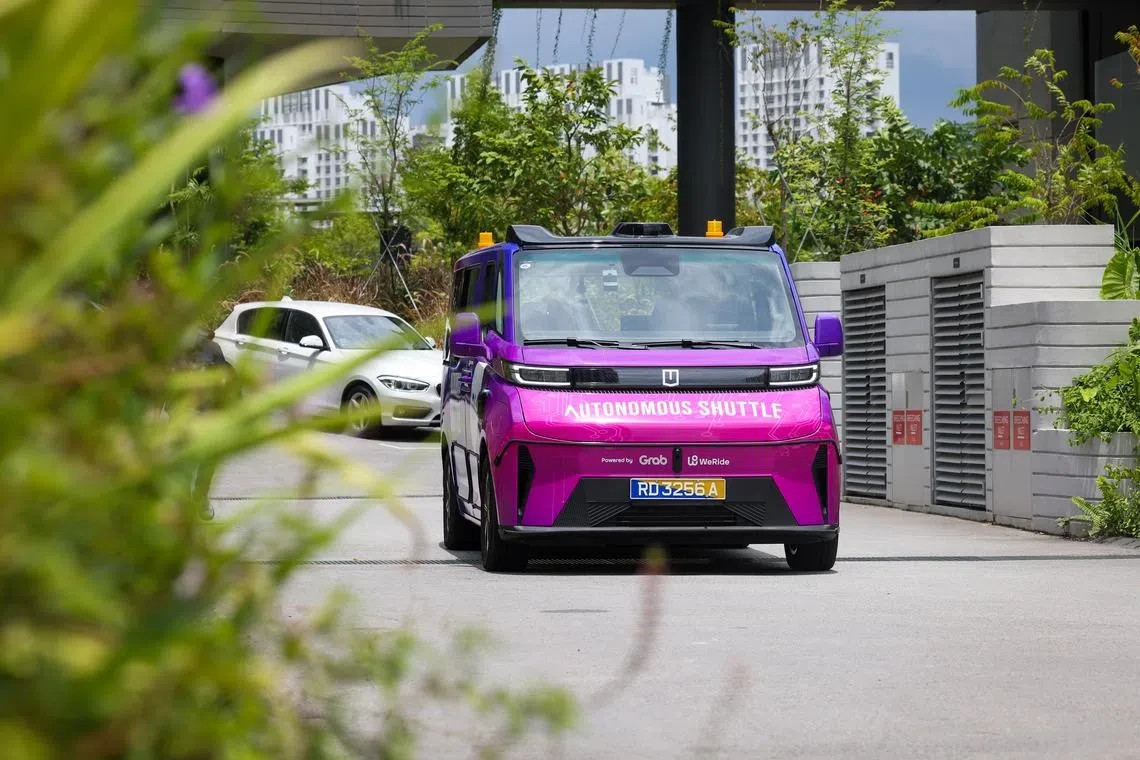 WeRide and Grab Launch Self-Driving Shuttle in Singapore