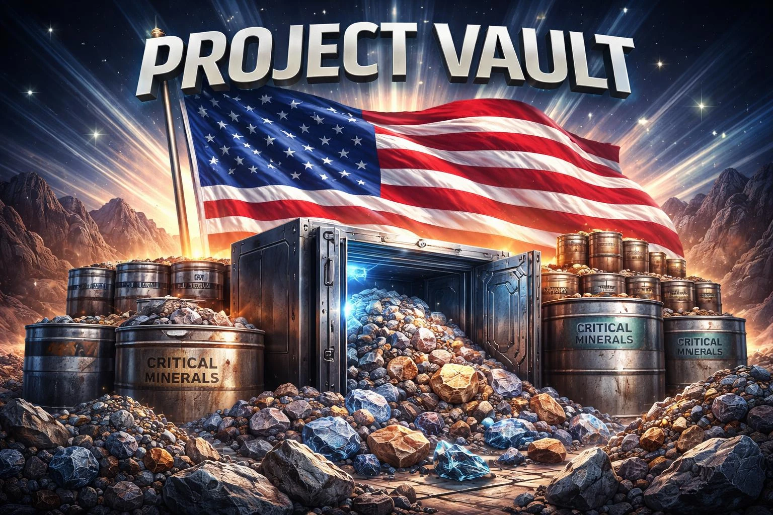 Trump Launches Project Vault to Secure Critical Minerals