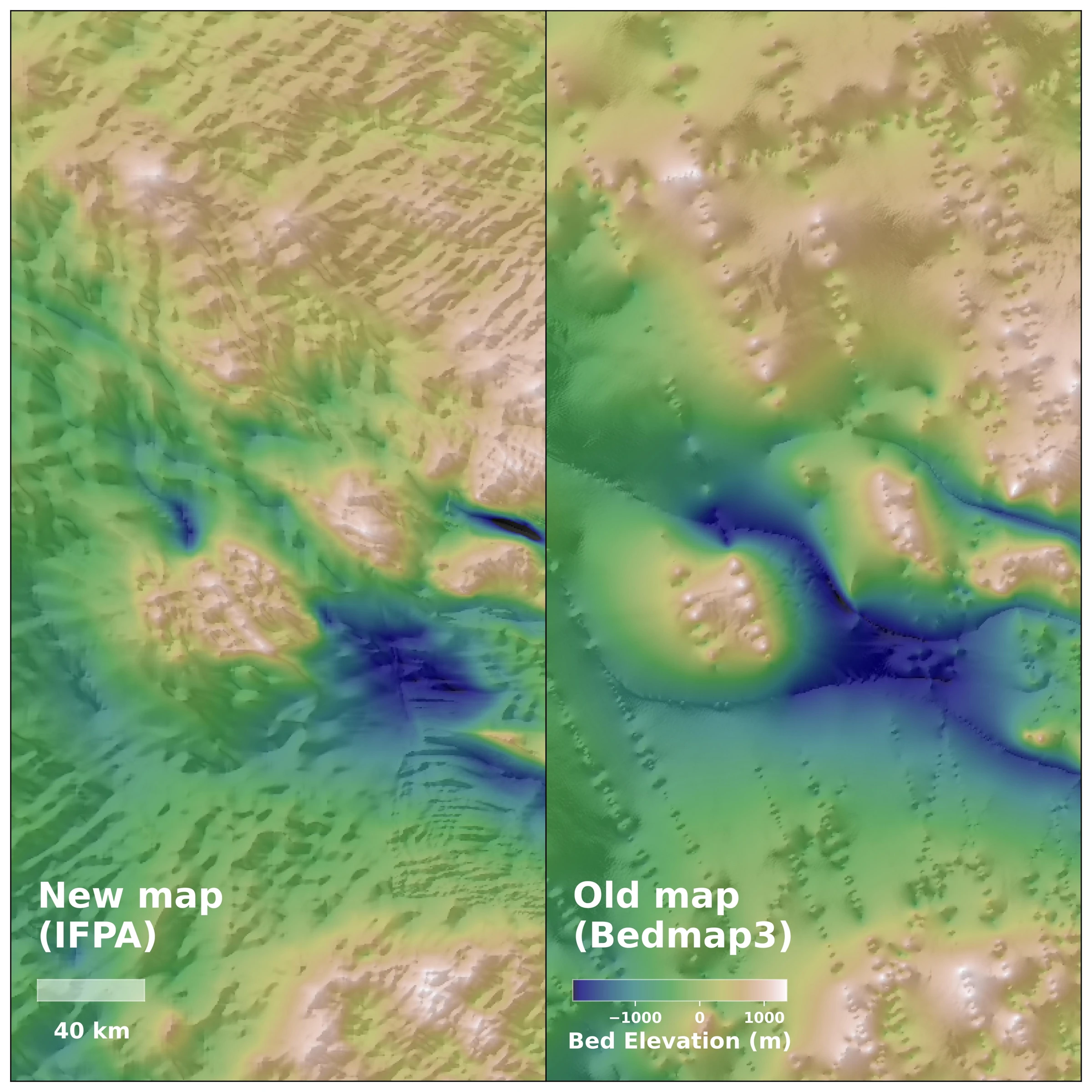 New detailed map reveals Antarctica's hidden subglacial features