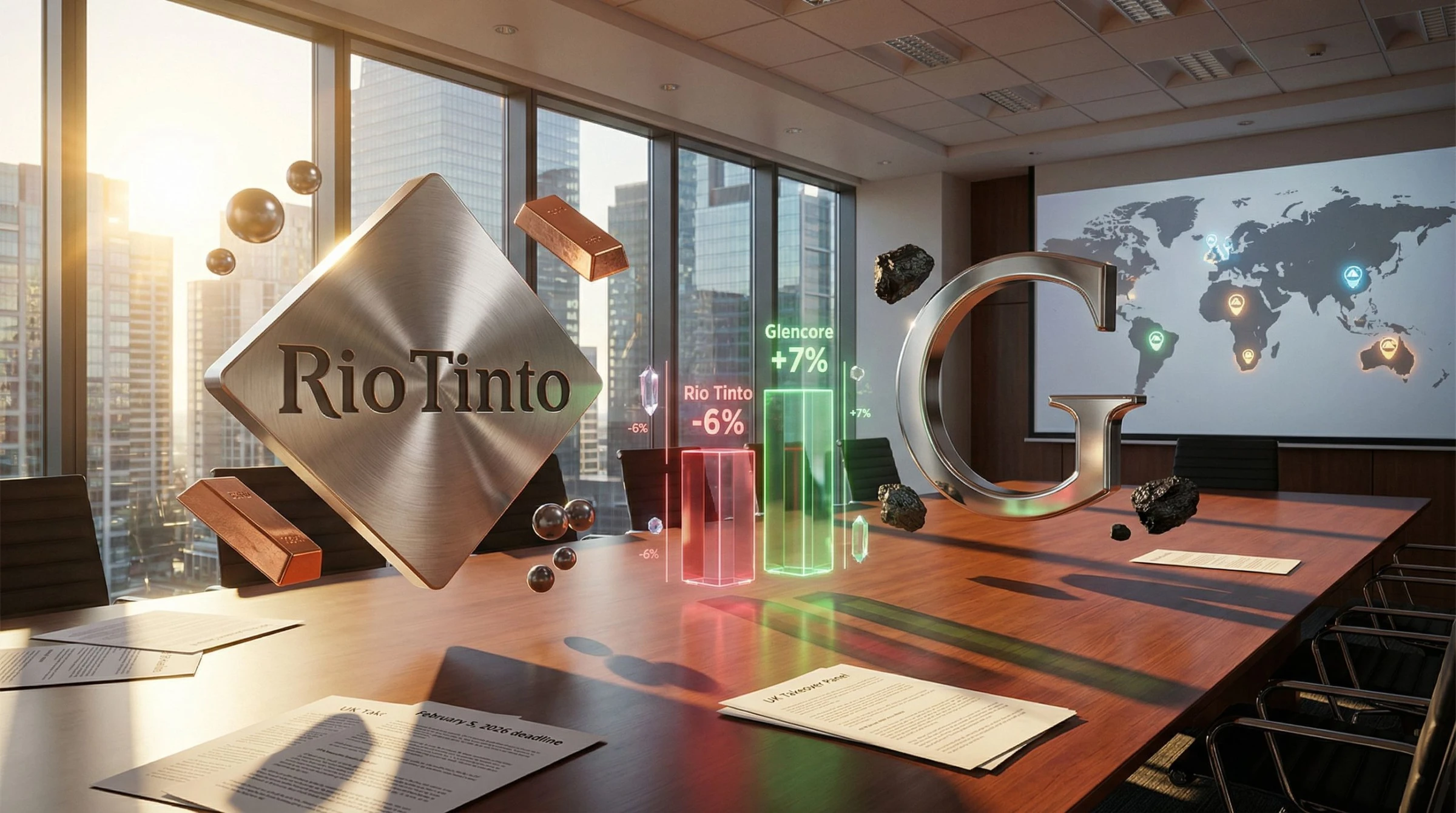 Rio Tinto explores acquisition of Glencore with advisers