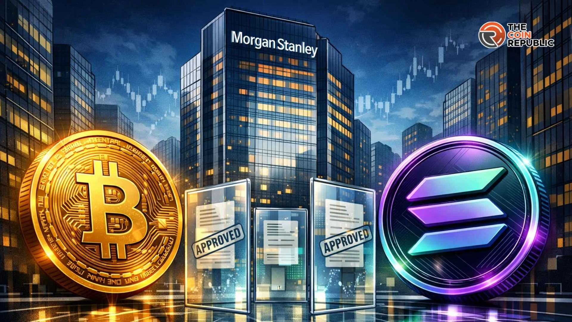 Morgan Stanley Files for Bitcoin and Solana ETFs