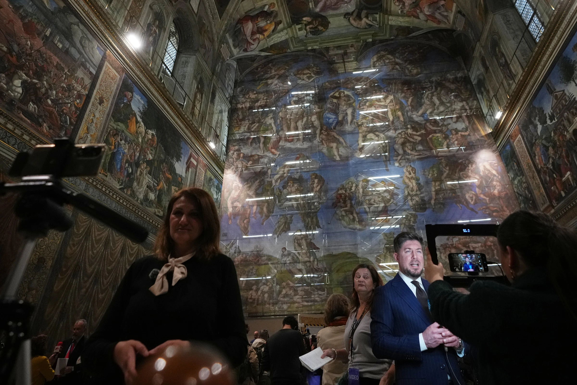 Restoration of Michelangelo's Last Judgment Underway
