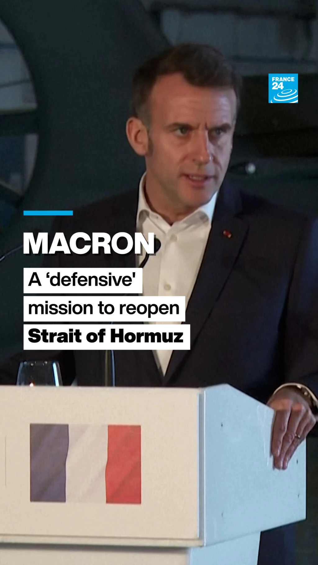 France Plans Defensive Mission for Strait of Hormuz