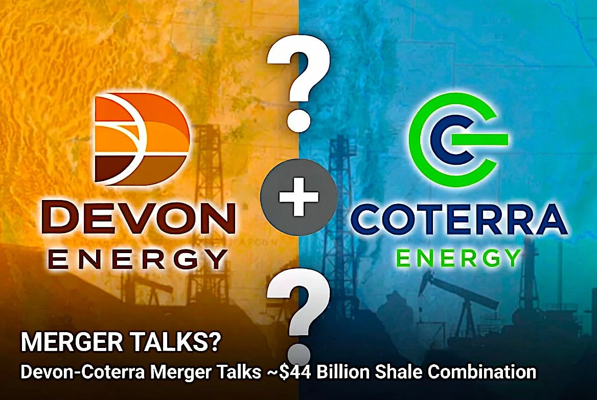 Devon Energy and Coterra Energy announce $58 billion merger