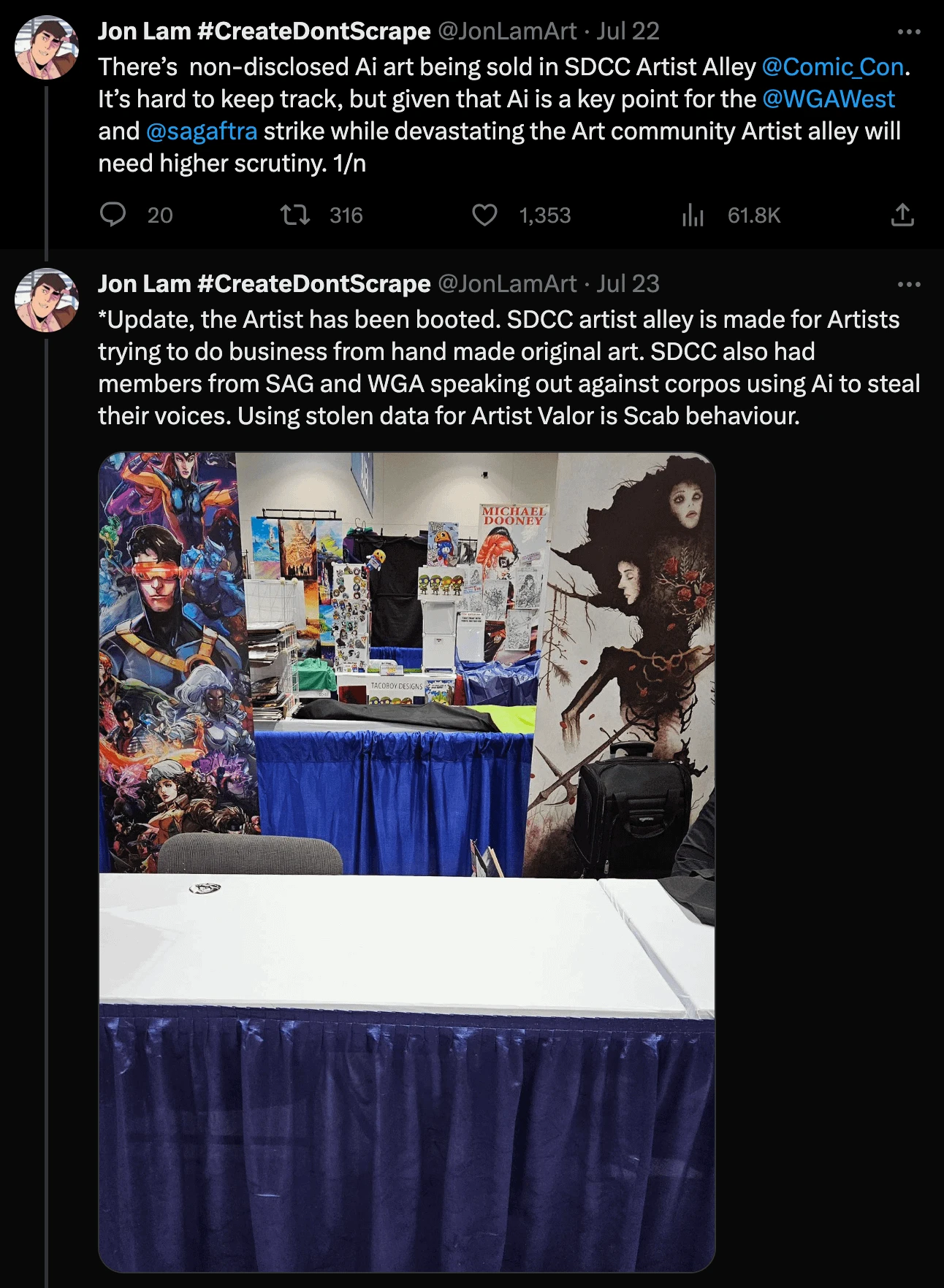 San Diego Comic-Con bans AI-generated art from Art Show