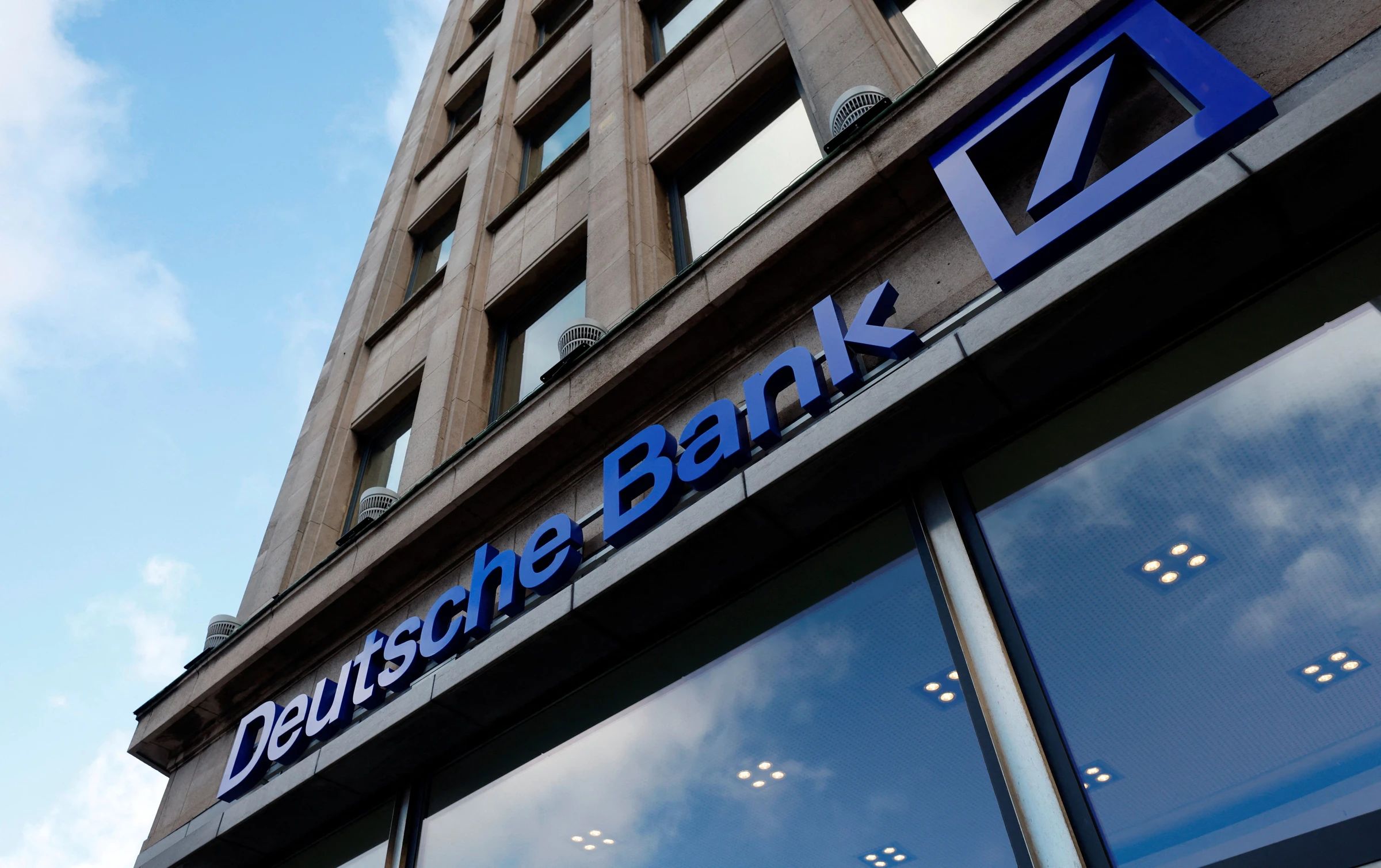 Deutsche Bank shares exceed book value for first time since 2008