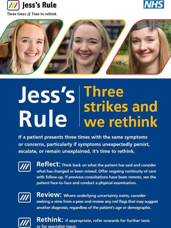 Jess's Rule to Launch in 6,170 GP Practices Englandwide