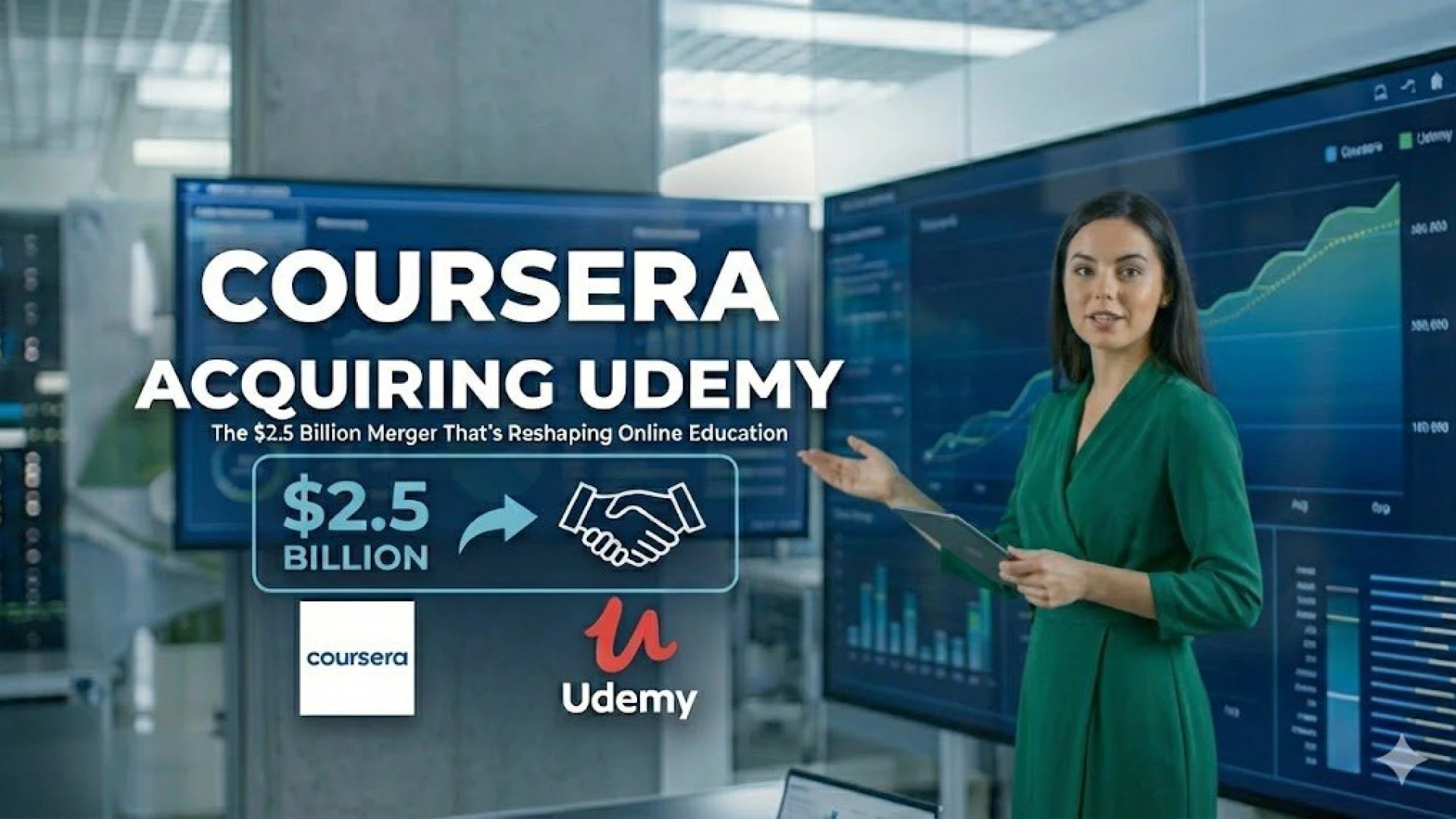 Coursera and Udemy Merge to Expand AI Education