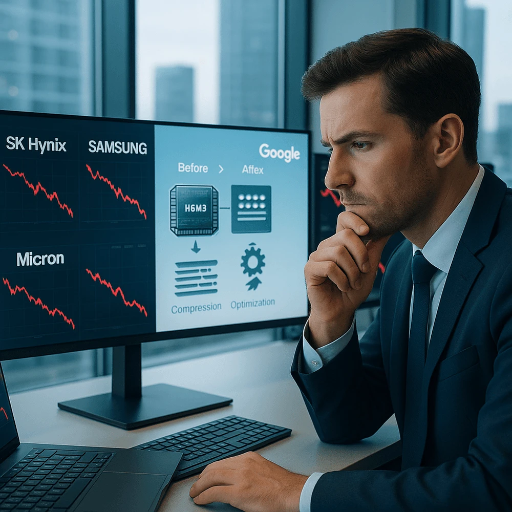 Memory chip stocks drop $100 billion on AI fears