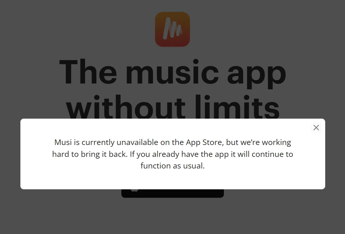 Court Dismisses Musi's Lawsuit Against Apple