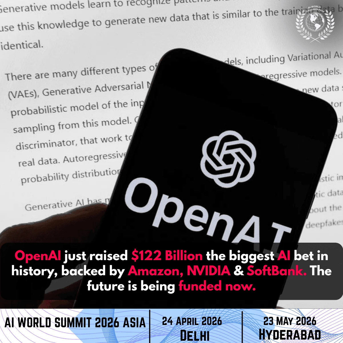 OpenAI secures $122 billion in record fundraising round