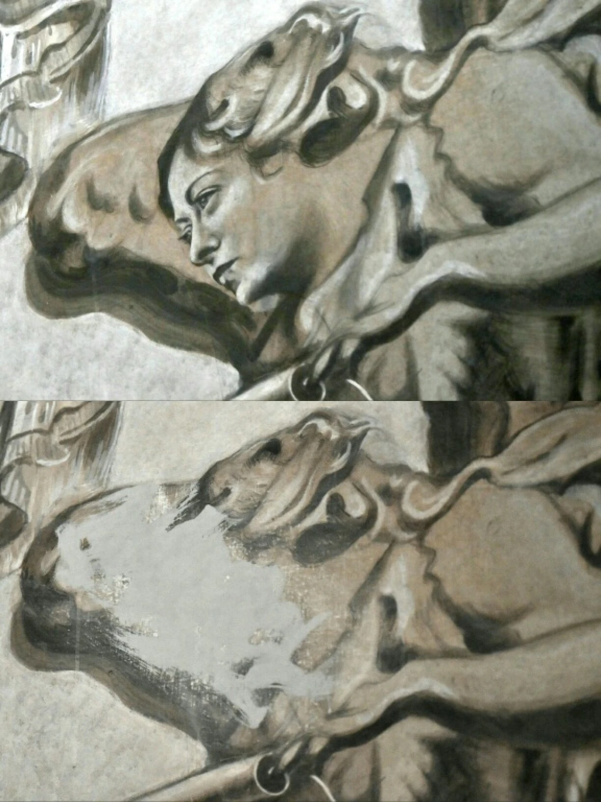 Artist Erases Angel's Face Resembling Meloni in Basilica
