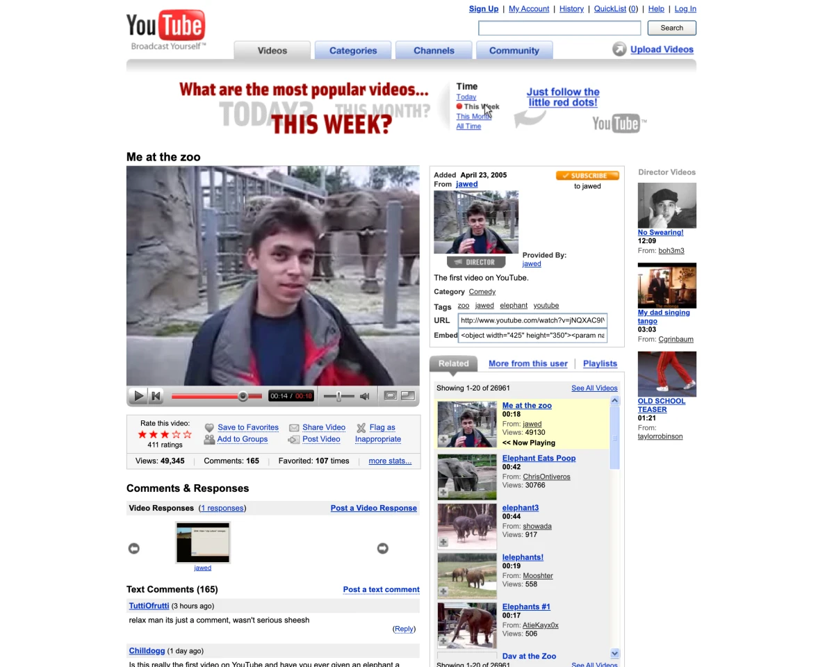 V&A Museum Acquires Reconstruction of YouTube's First Video