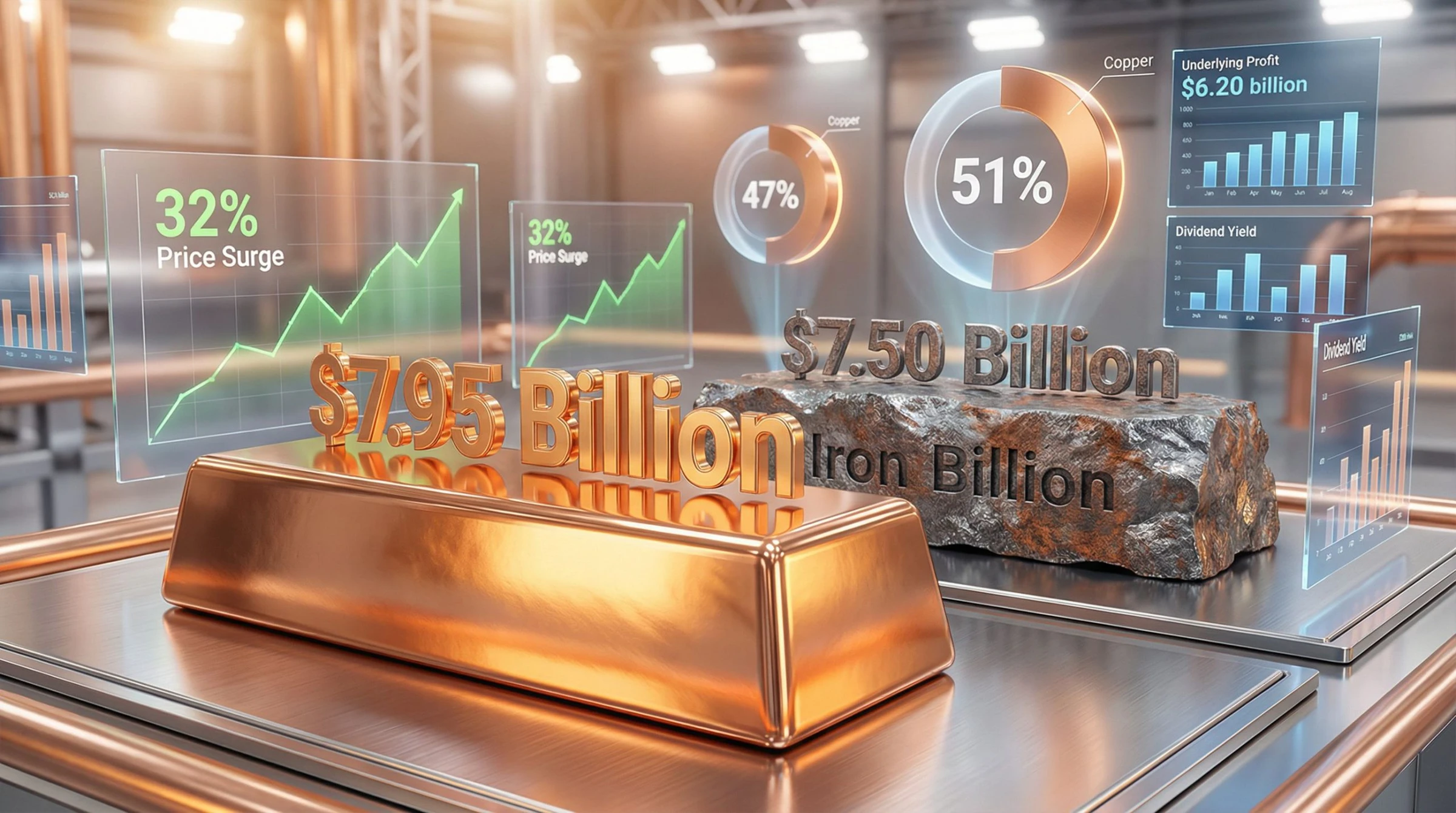 BHP Group Reports 22% Profit Rise Driven by Copper