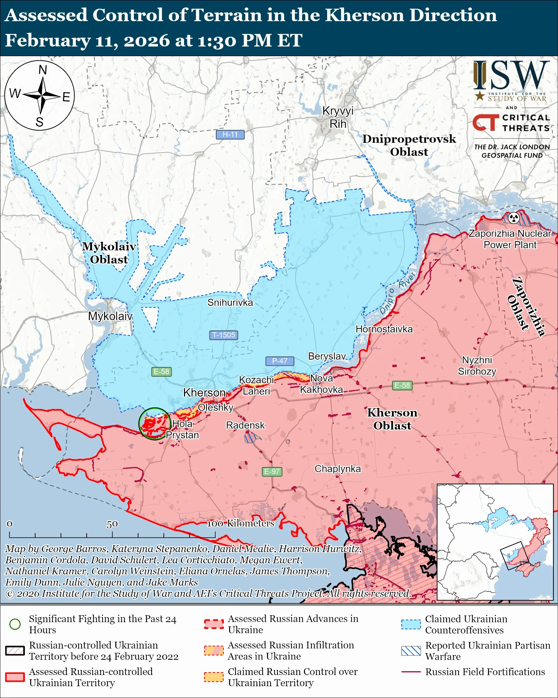Ukrainian Forces Report 201 Clashes with Russia