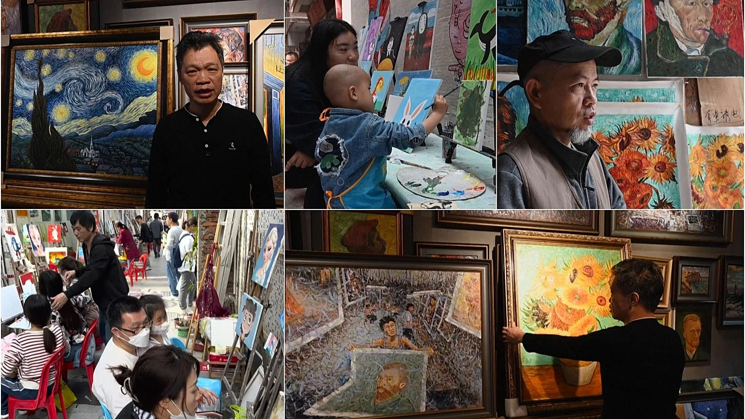 Dafen Village Faces Economic Struggles Amid Art Demand Shift